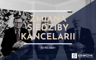 Zmiany siedziby Kancelarii