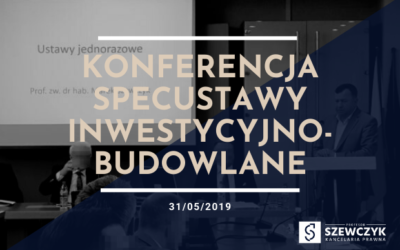 Konferencja Specustawy inwestycyjno-budowlane (Gdańsk)